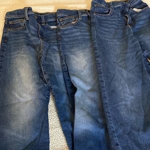 3 pair of boys jeans.